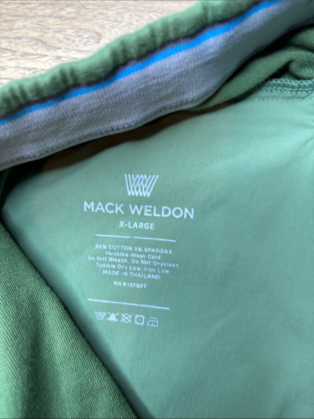 Men’s Bundle of 2 Mack Weldon Ace Performance Joggers Size XL Green and Navy - Picture 4 of 14